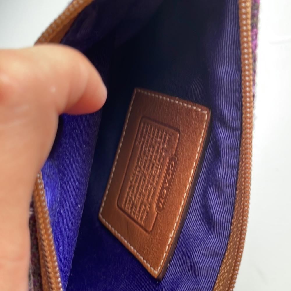 Plaid is Rad Coach purse and wristlet! - Picture 10 of 10